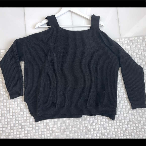 Chelsea Off-Shoulder Knit Sweater - Picture 1 of 3
